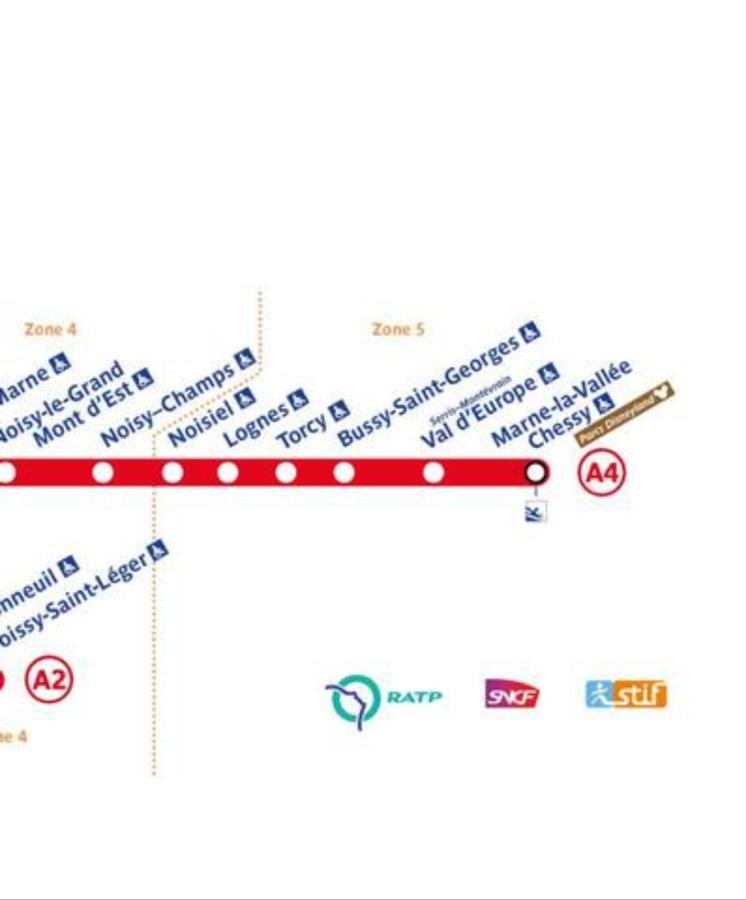 Location 3 Chambres Spacieuses Dans Appartment 2 Mn Rer Bussy Saint Georges Εξωτερικό φωτογραφία